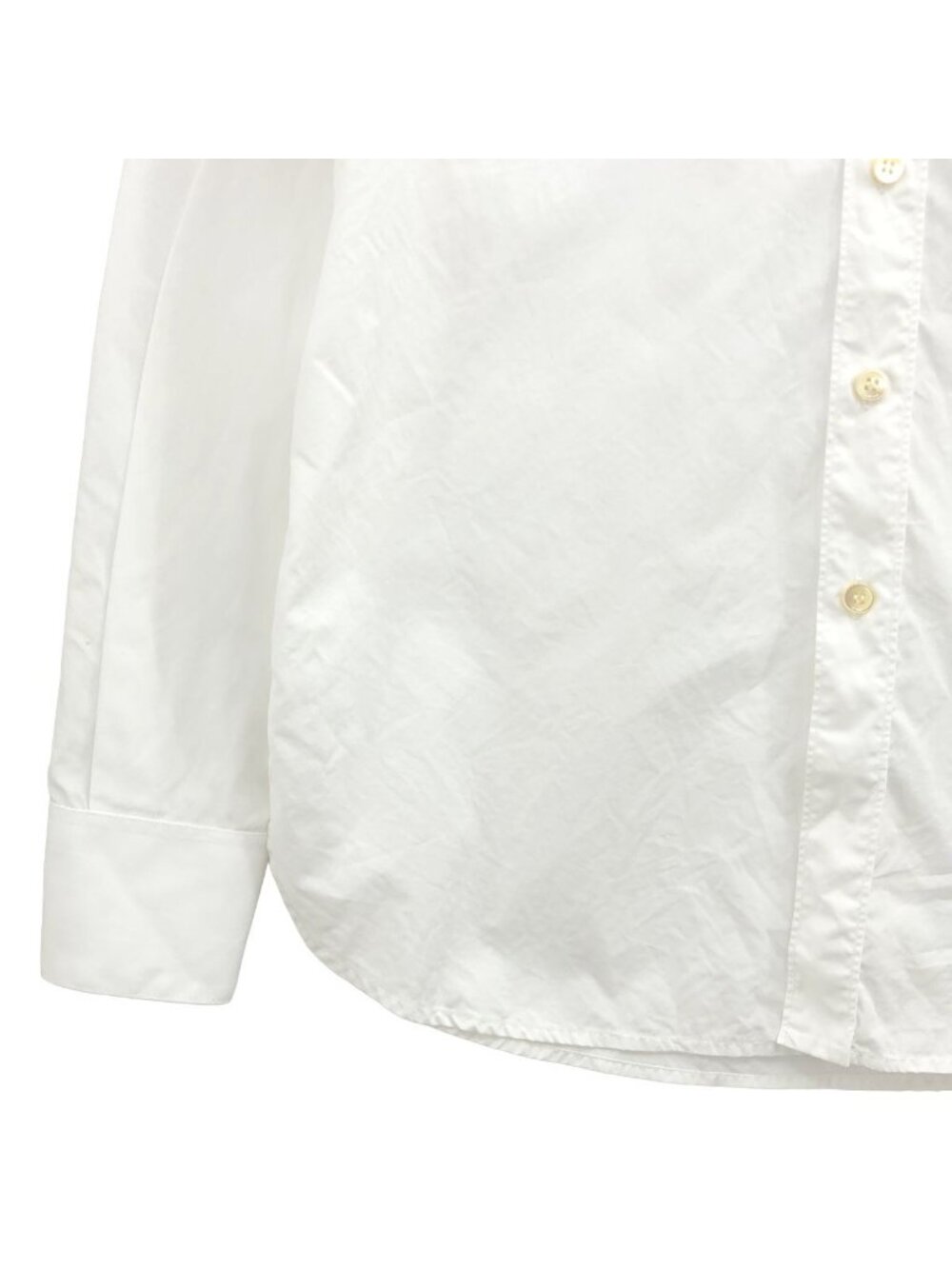 Saint Laurent Paris Hedi Slimane Era Cotton Long Sleeve Shirt White 40 - Picture 3 of 7